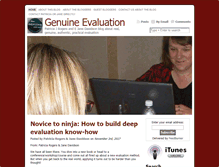Tablet Screenshot of genuineevaluation.com
